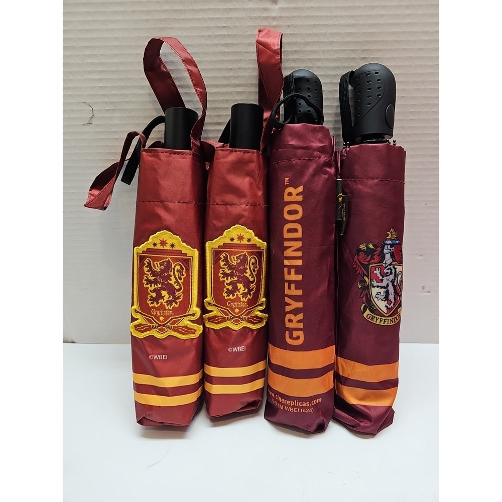 Harry Potter GRYFFINDOR Logo Compact Umbrella Lot Of 4 W/bag